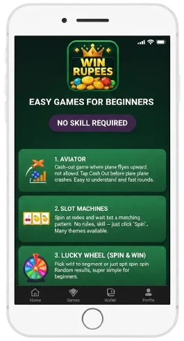 Easy Games in Win Rupees Game